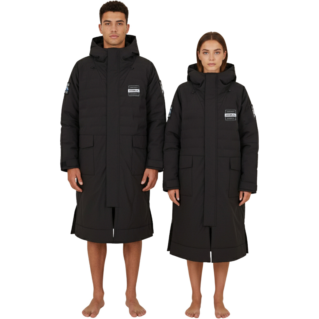 2025 Gul Revorobe Fusion Long Sleeve Changing Robe AC0149-C6 - Black / Black